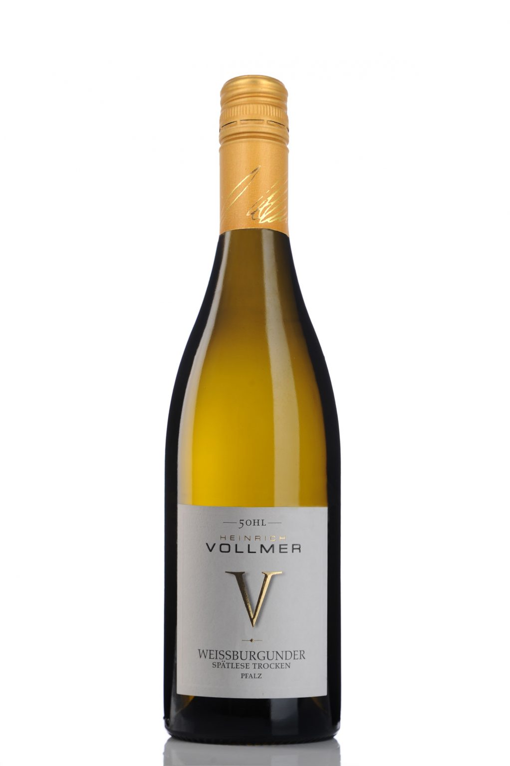 2018 50 HL Weißburgunder Spätlese trocken - Weingut Heinrich Vollmer ...